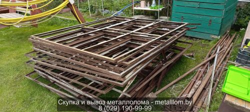 вывоз конструкций из черного металла